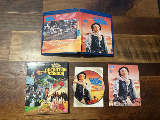 Armour Of God II Operation Ondor Blu ray*88 Films*Region B Pal*-Slipcover