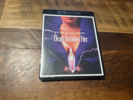Death Becomes Her 4K Ultra HD/Blu ray-Scream Factory-Collector Ed-New
