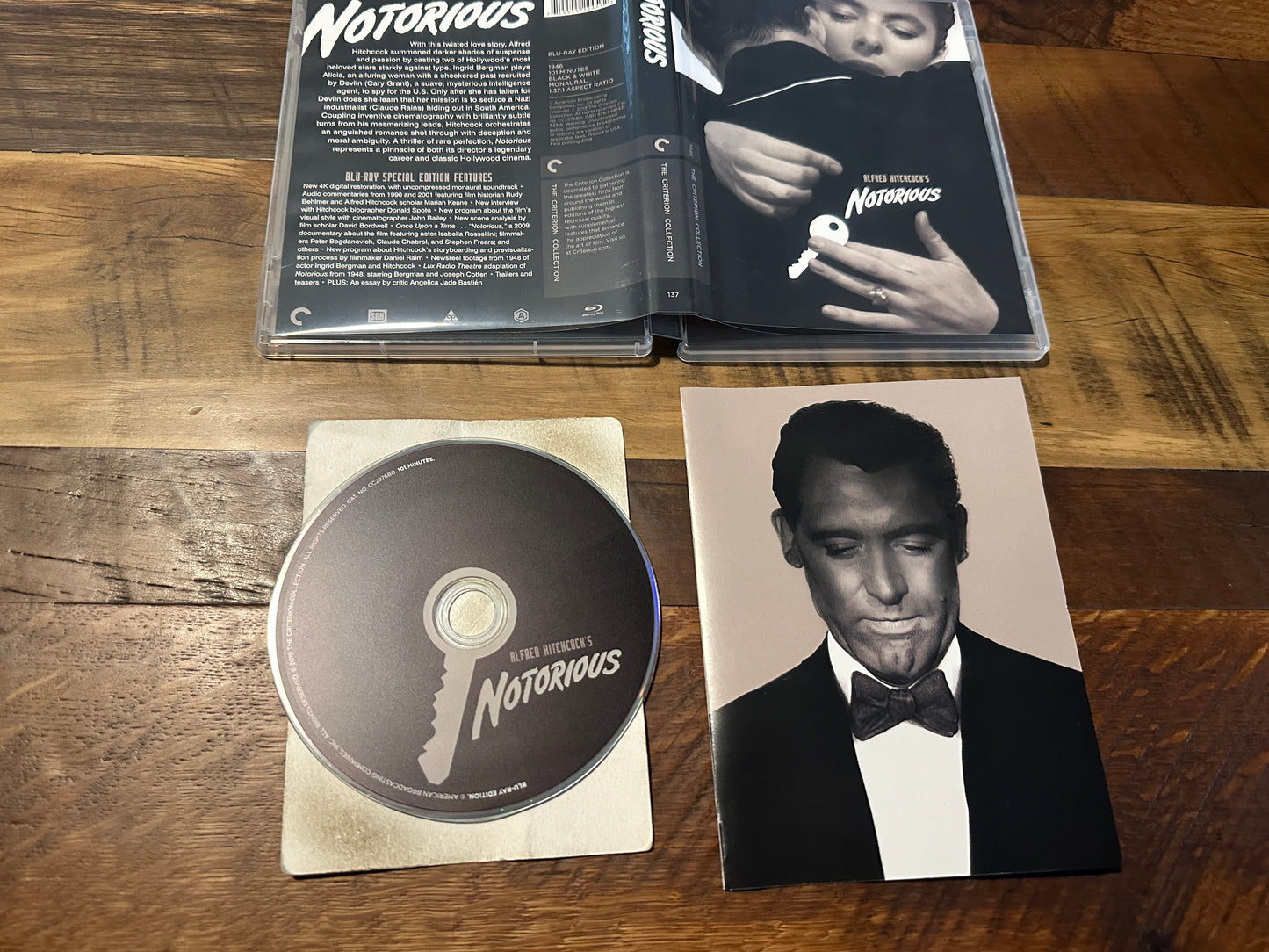 Notorious Blu ray-Criterion Collection-Limited Edition-40’s Classic-