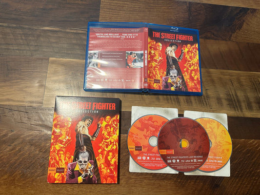 The Street Fighter Collection (Blu ray, Shout Select, Slipcover, 3 Movies)