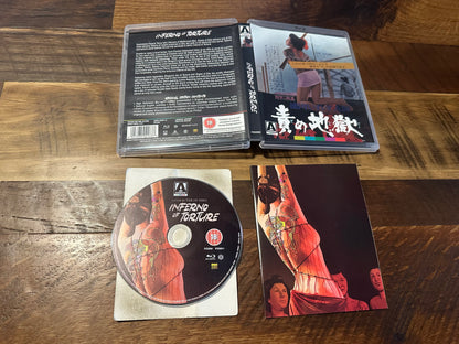 Inferno Of Torture Blu ray Arrow Video-Region B-Special Edition-Booklet