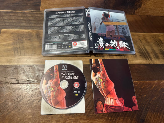 Inferno Of Torture Blu ray Arrow Video-Region B-Special Edition-Booklet