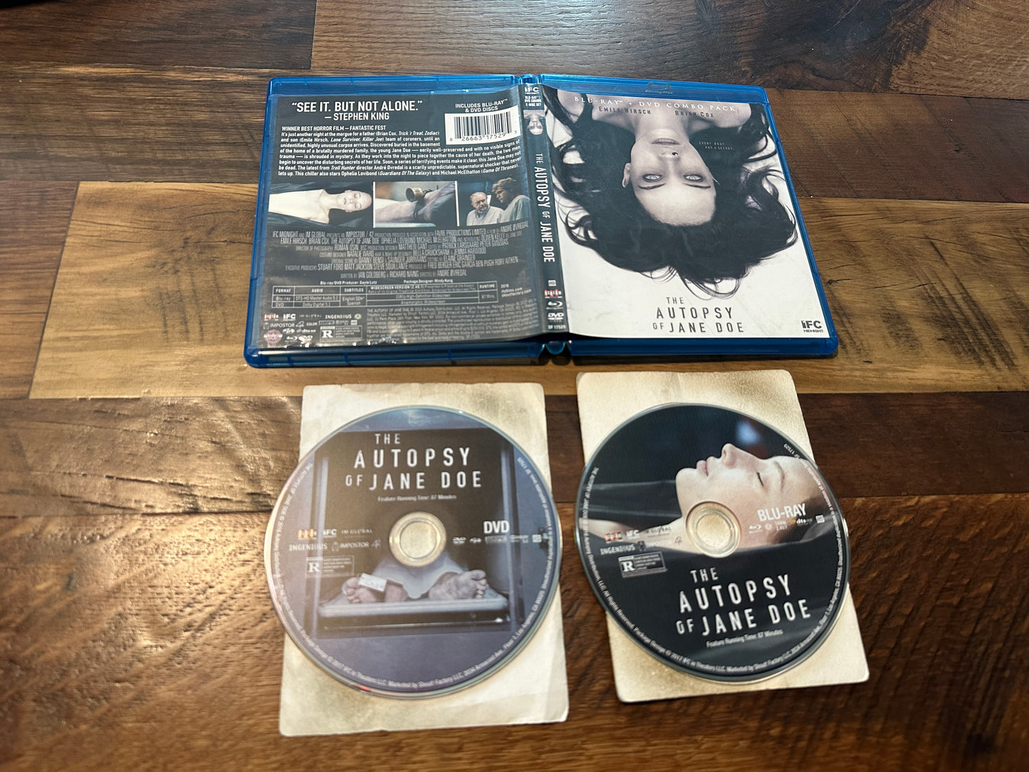 The Autopsy Of Jane Doe (Blu ray/DVD, Scream Factory, 2 Disc, Widescreen)