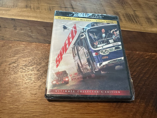Speed 4K Ultra HD/Blu ray-20th Century Fox-90’s Classic-NEW/Sealed