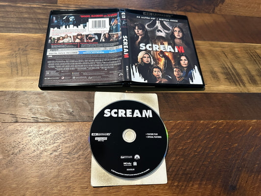Scream VI 4K Ultra HD-Paramount-2023 Horror-Widescreen-No Digital