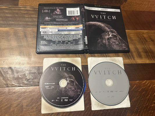 The Witch (4K Ultra HD/Blu ray, A24, Lionsgate, 2 Disc-, No Digital)