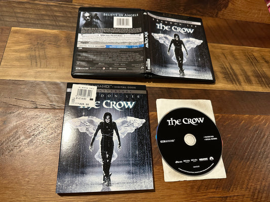 The Crow 4K Ultra HD-Paramount-Slipcover-Brandon Lee-No Digital