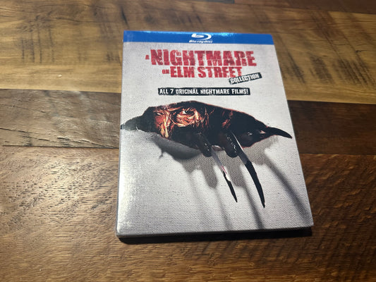 A Nightmare On Elm Street Collection Blu ray-7 Movies-Slipcover-NEW