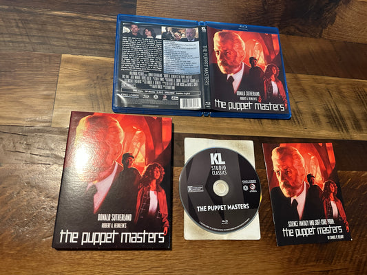 The Puppet Masters (Blu ray, Kino Lorber, Slipcover, 90’s Classic, Widescreen)