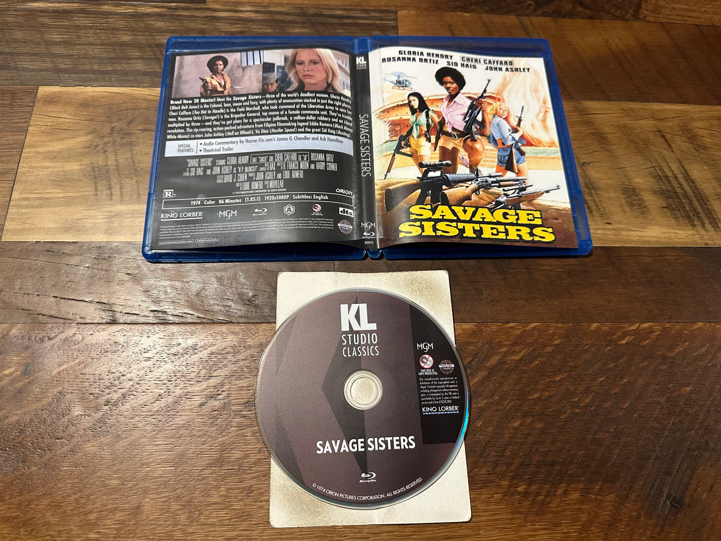 Savage Sisters Blu ray-Kino Lorber-Widescreen-70’s Classic-