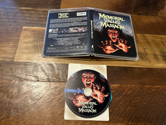 Memorial Valley Massacre (Blu ray, Vinegar Syndrome, 80’s Horror, Widescreen)