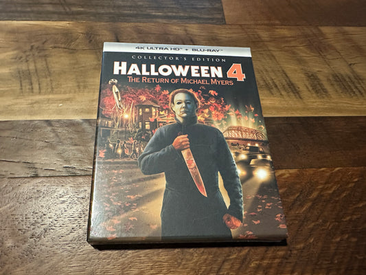 Halloween 4 (4K Ultra HD/Blu ray, Scream Factory, Collector’s Ed, Slipcover, NEW)