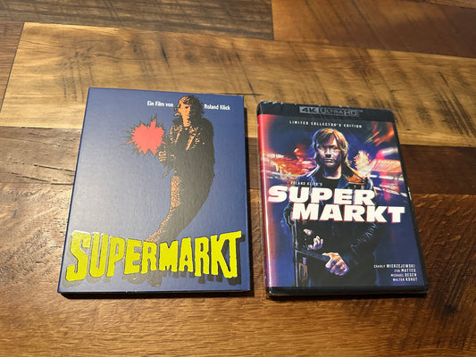 Supermarkt 4K Ultra HD-Vinegar Syndrome Partner Label-Slipcover-NEW