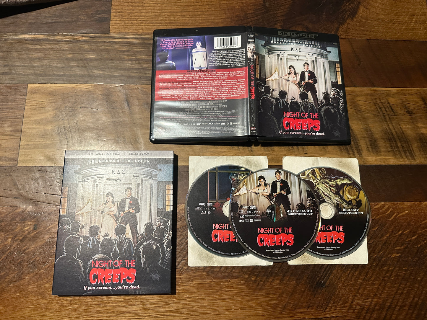 Night Of The Creeps (4K Ultra HD/Blu ray, Scream Factory, Slipcover)