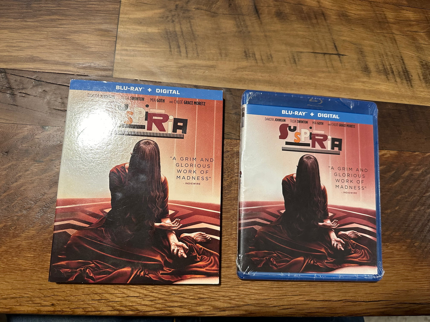 Suspiria 2018 Blu ray-Lionsgate-Dakota Johnson-OOP Slipcover-NEW-