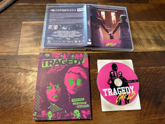 Tragedy Girls Blu ray*Friends Who Slay Together Say Together*Slipcover*