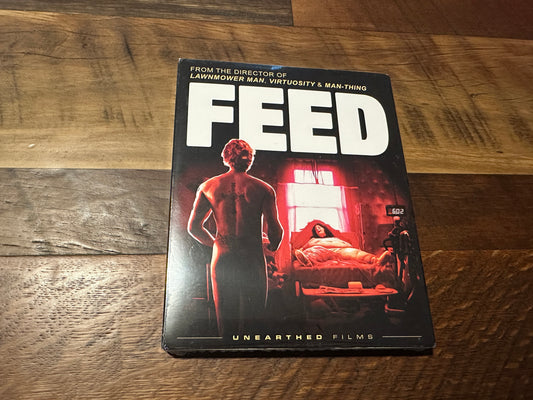 Feed (Blu ray, Unearthed Films, Slipcover, Widescreen, Obscure Horror, NEW)