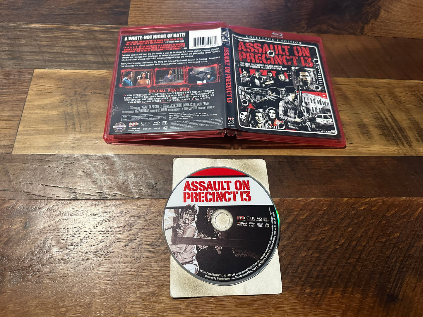 Assault On Precinct 13 (Blu ray, Scream Factory, Collector’s Edition)