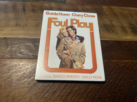 Foul Play (Blu ray, Kino Lorber, Slipcover, 70’s Chevy Chase, NEW)