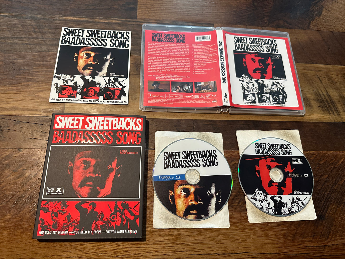 Sweet Sweetbacks Baadasssss Song (Blu ray, Vinegar Syndrome, Slip)