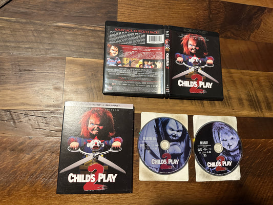 Child’s Play 2 (4K Ultra HD/Blu ray, Scream Factory, Slipcover, Collector’s Ed)