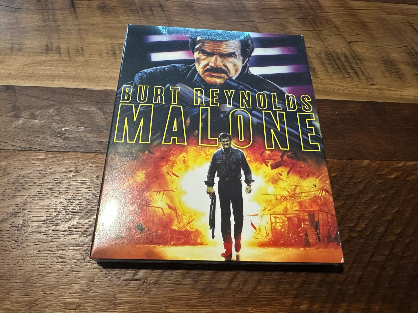 Malone (Blu ray, Kino Lorber, Slipcover, 80’s Burt Reynolds Classic, NEW)