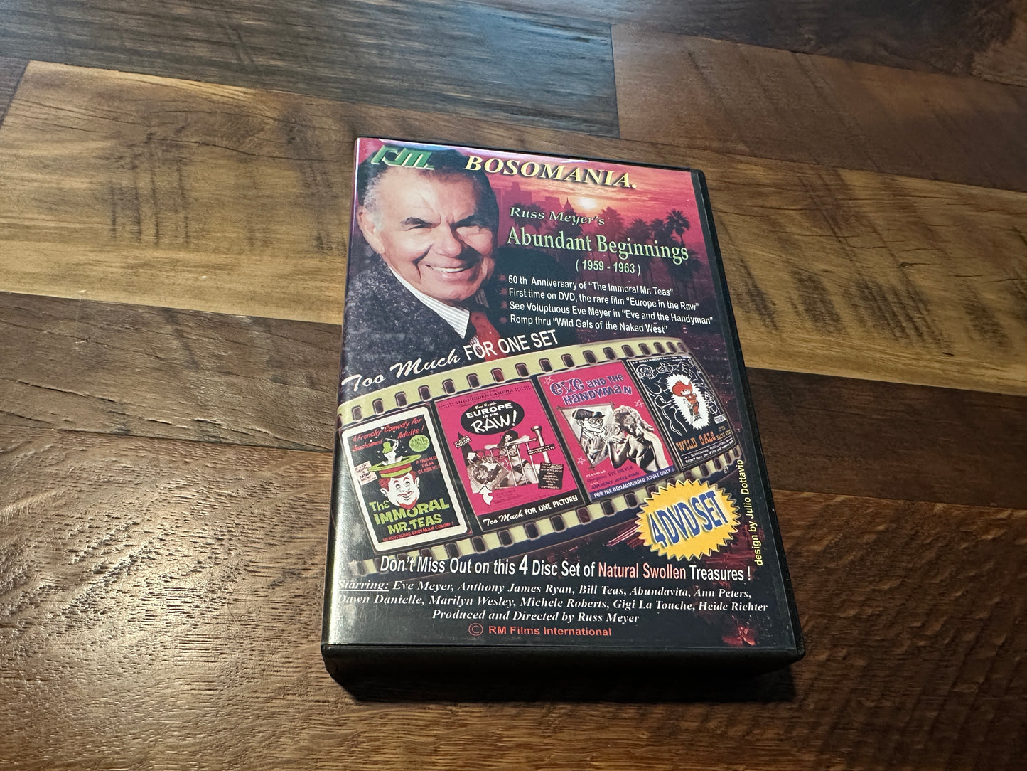 Bosomania Russ Myer’s Abundant Beginnings (DVD, 4 Disc, Very Rare)