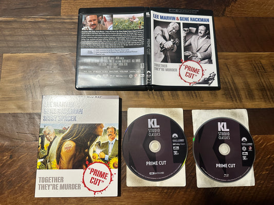 Prime Cut (4K Ultra HD, Kino Lorber, Sissy Spacek 70’s Classic, Slipcover)