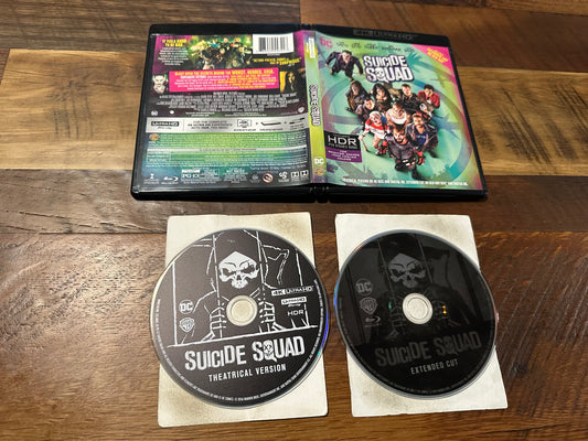 Suicide Squad 4K Ultra HD/Blu ray-Warner Bros-2 Disc-No Digital