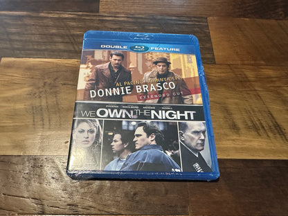 Donnie Brasco & We Own The Night (Blu ray, Sony Pictures, NEW/Sealed)