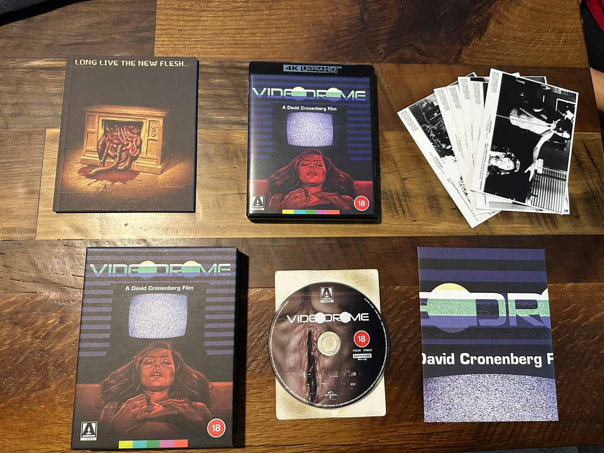 Videodrome (4K Ultra HD, Arrow Video, Limited Edition, David Cronenberg)