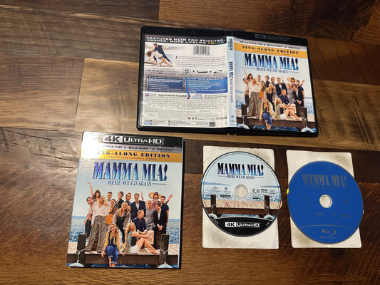 Mamma Mia! Here We Go Again 4K Ultra HD/Blu ray-Slipcover-No Digital