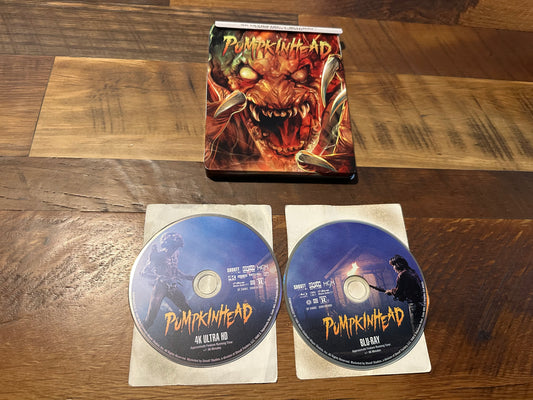 Pumpkinhead 4K Ultra HD/Blu ray*Steelbook*2 Disc*Widescreen*No Digital*