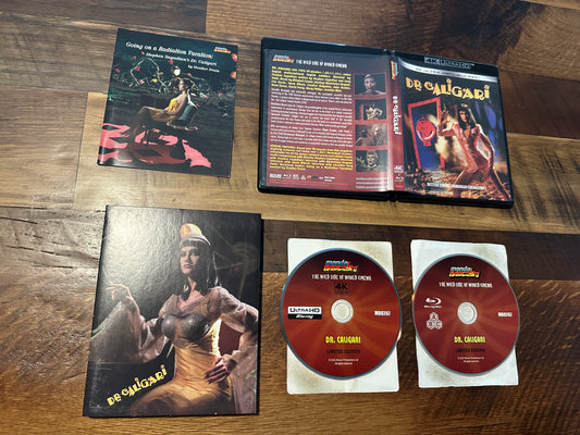 Dr. Caligari (4K Ultra HD, Mondo Macabro, Limited Edition, Slipcover)