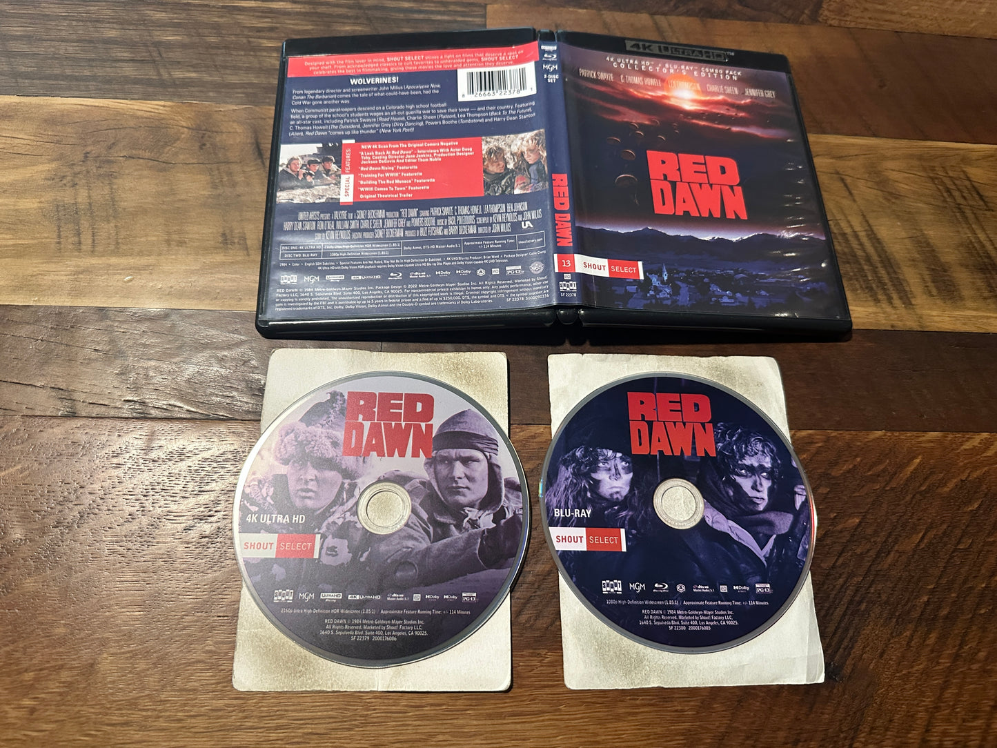 Red Dawn (4K Ultra HD/Blu ray, Shout Select, 2 Disc, Collector’s Edition)