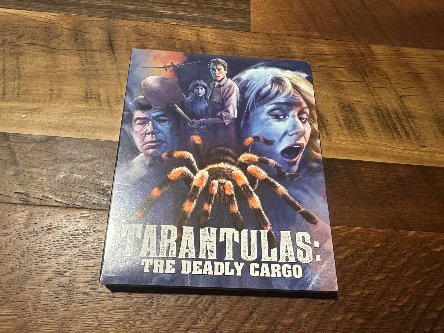 Tarantulas The Deadly Cargo (Blu ray, Kino Lorber, Slipcover, 70’s Horror, NEW)