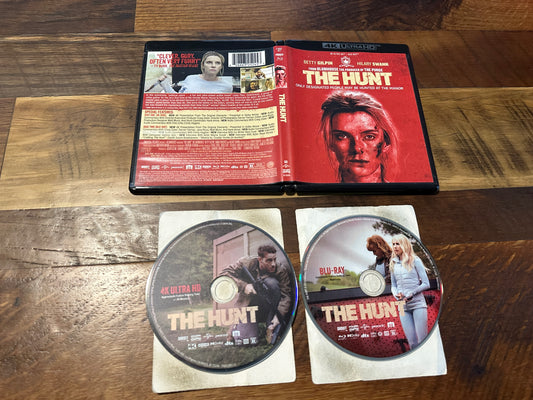 The Hunt (4K Ultra HD/Blu ray, Scream Factory, Hilary Swank, 2 Disc)