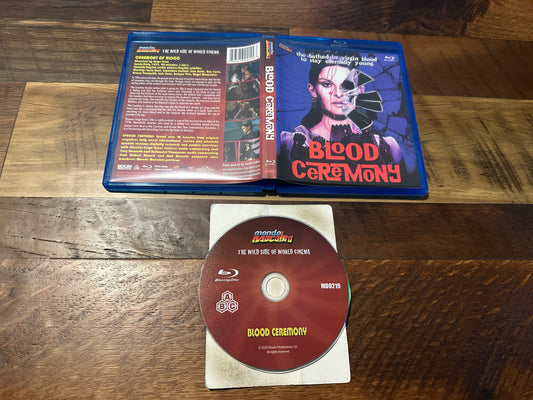 Blood Ceremony Blu ray-Mondo Macabro-70’s Classic-Uncut International Edit