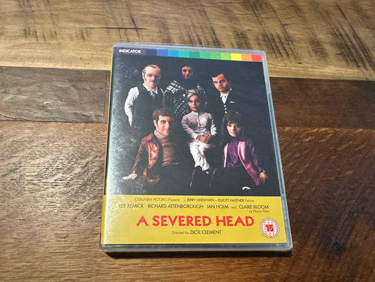 A Severed Head Blu ray-Indicator-Region Free-Limited Edition-NEW-