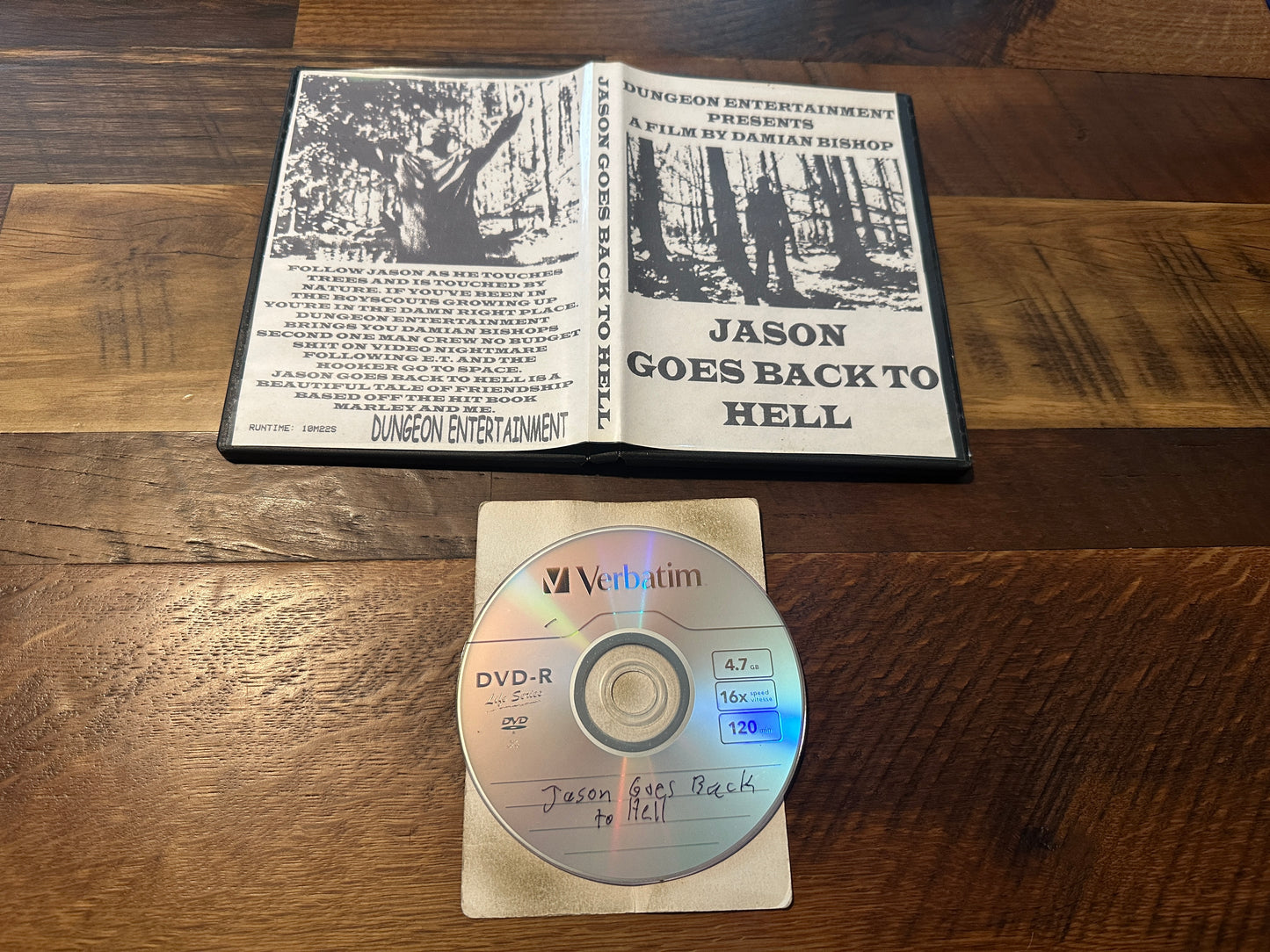 Jason Goes Back To Hell (DVD-R, Dungeon Entertainment, Obscure Horror, Rare)
