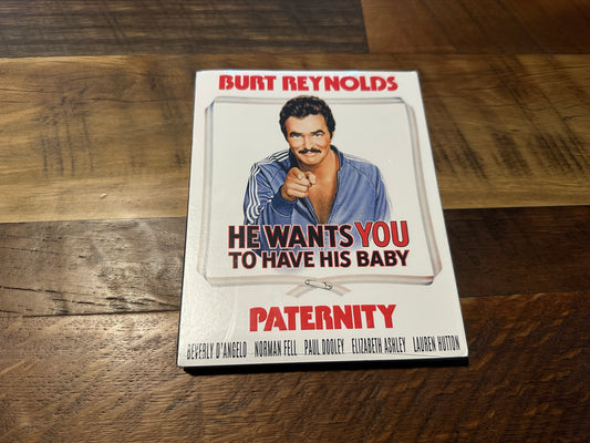 Paternity Kino Lorber-Slipcover-1980 Classic-Burt Reynolds-NEW-