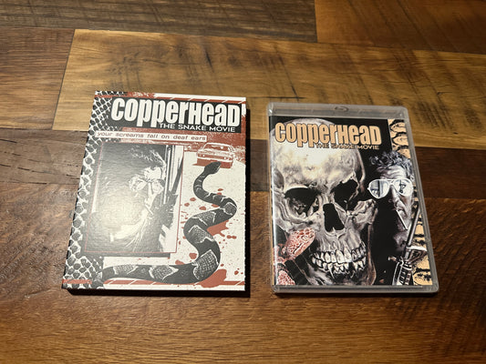 Copperhead The Snake Movie Blu ray-Terror Vision-Slipcover-NEW