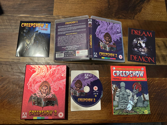 Creepshow 2 (Blu ray, Arrow Video, Red Cover, Limited Ed, Region B)