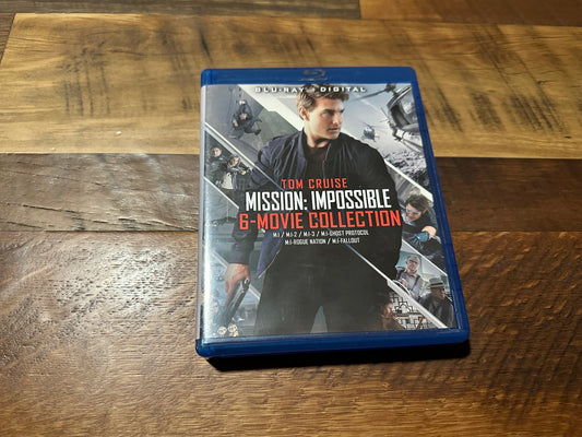 Mission: Impossible 6 Movie Collection (Blu ray, Tom Cruise, No Digital)