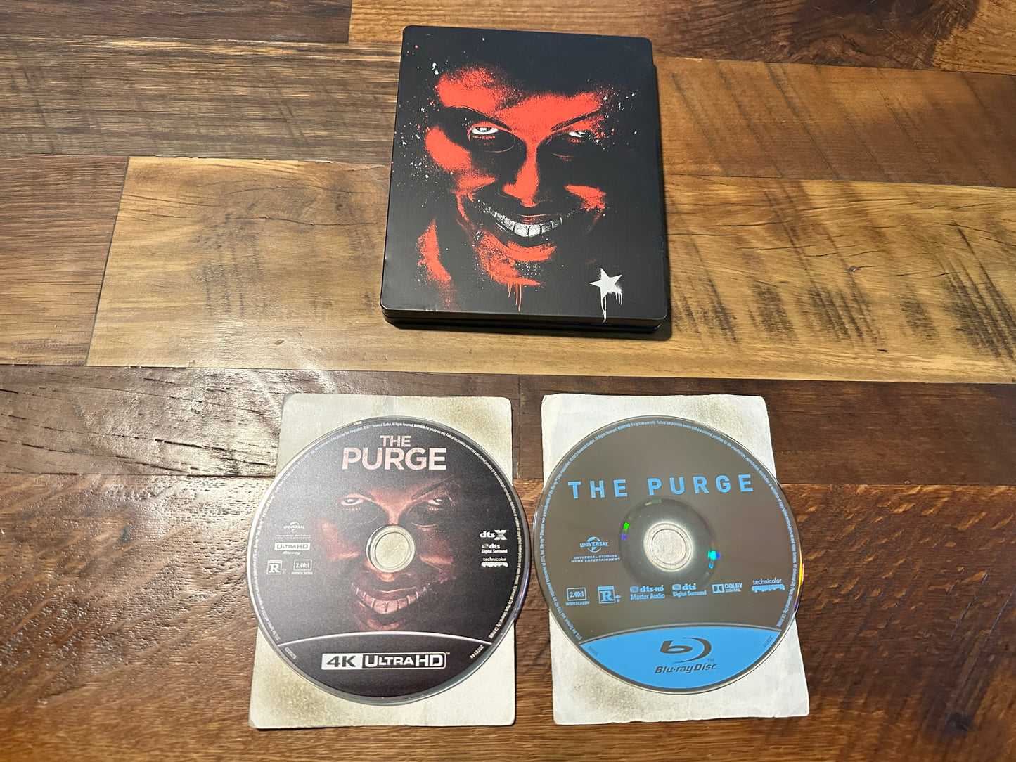 The Purge (4K Ultra HD/Blu ray, Steelbook, Universal, 2 Disc, No Digital)