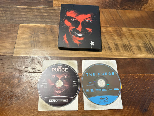 The Purge (4K Ultra HD/Blu ray, Steelbook, Universal, 2 Disc, No Digital)