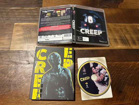 Creep Blu ray-Umbrella Entertainment-Slipcover-Region B-