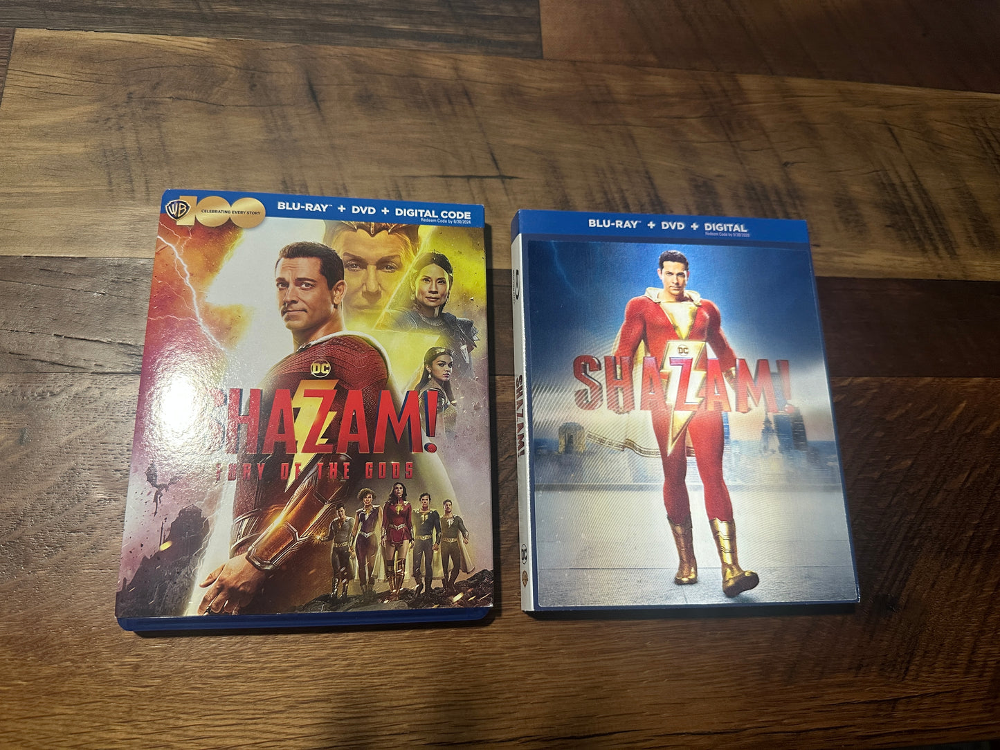 Shazam! & Shazam! Fury Of The Gods Blu ray-Lenticular Slipcover-No Digitals-