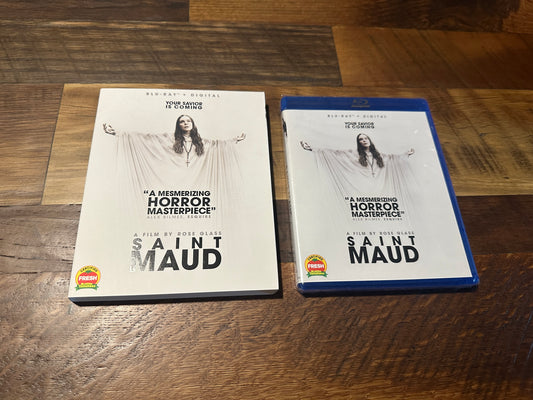 Saint Maud Blu ray-Lionsgate-Your Savor Is Coming-Slipcover-NEW