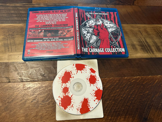 The Carnage Collection BD-R Rare Obscure Horror-Point & Shoot Films